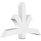 Ekena Millwork Davenport Architectural Grade PVC Gable Bracket, 60"W x 37 1/2"H x 6"D x 6"F, 15/12 Pitch GBP060X38X0606DAV00 - alternate 1